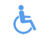 Handicap person icon